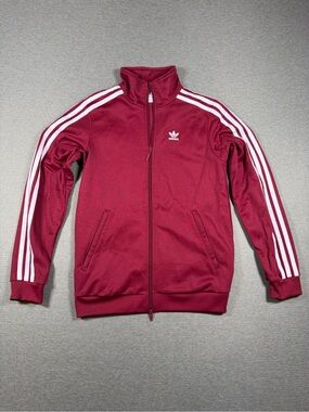 Adidas Women's Burgundy Track Jacket